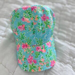 NEW Lilly Pulitzer Disney Run Around Hat in Blue Ibiza